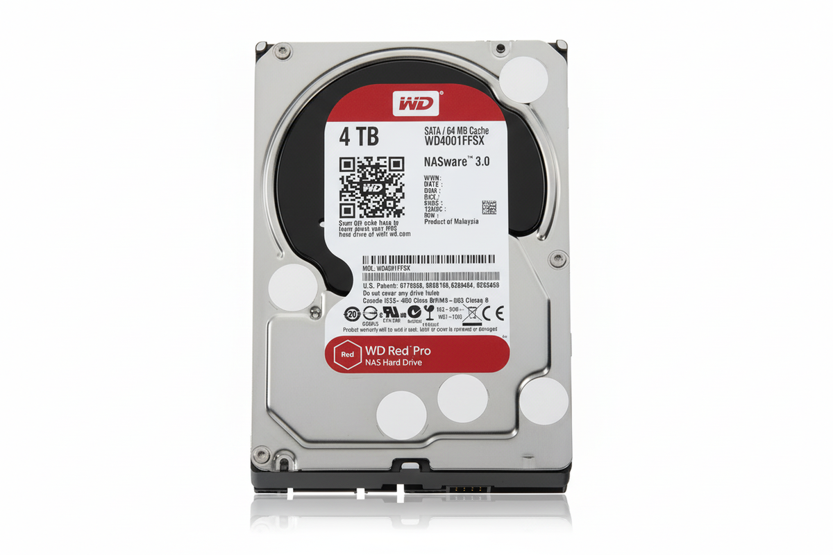 WD Red Pro 4TB NAS HDD 7200RPM SATA 6Gb/s 3.5 Inch WD4001FFSX | UAE Stock Dubai Abu Dhabi Sharjah