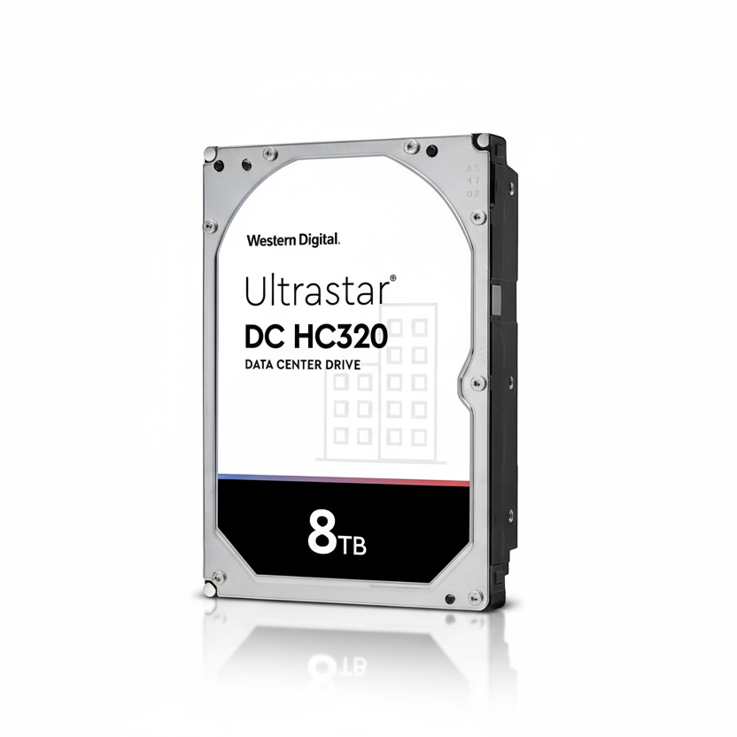 Western Digital 8TB Ultrastar DC HC320 enterprise server hard drive - 7200 RPM SATA 6Gb/s 256MB cache 3.5 inch HDD - UAE stock available in Dubai, Abu Dhabi, Sharjah, Ajman, Ras Al Khaimah, Fujairah, Umm Al Quwain