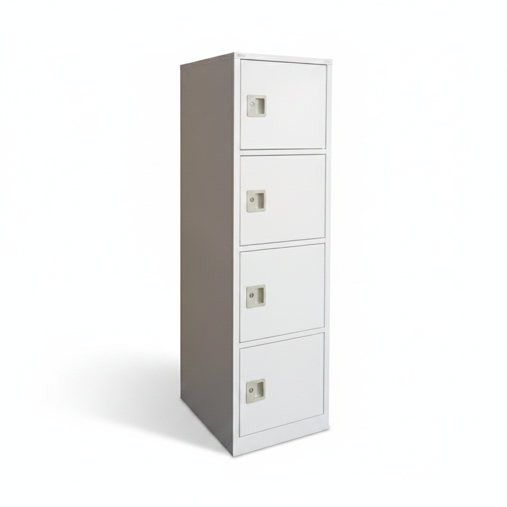 Metal 4-Tier Locker | Steel Storage Cabinet UAE – INFINI HOMES