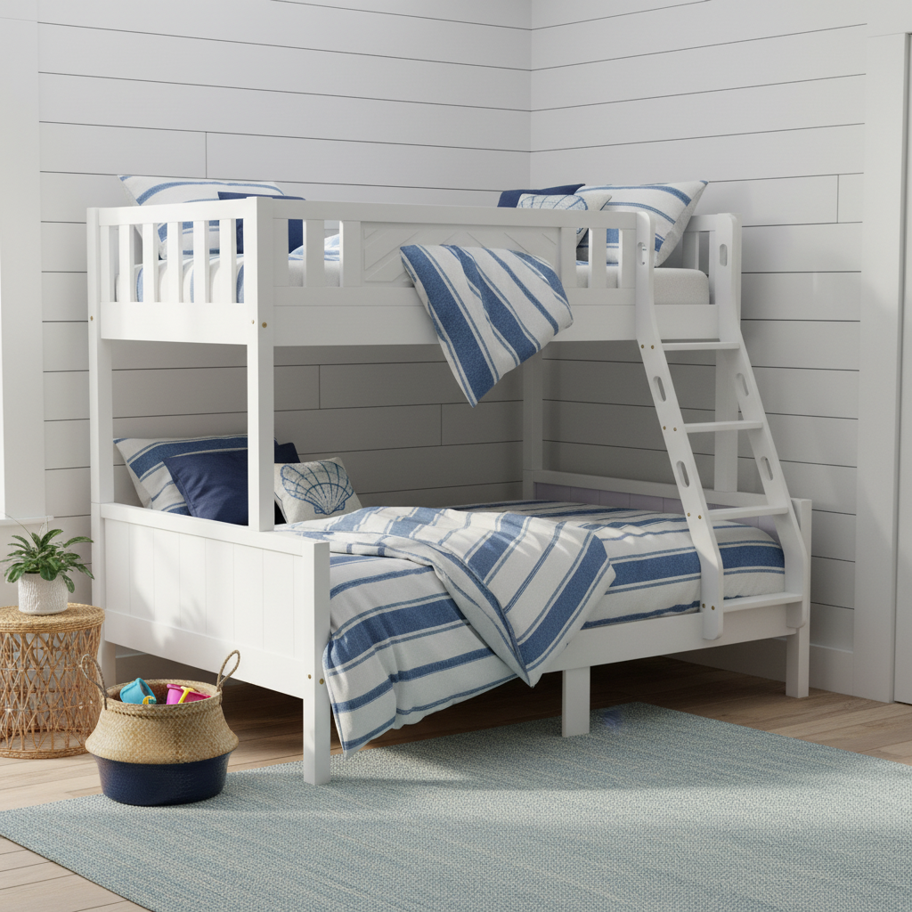 Wooden Bunk Bed IH 5026 | Premium Kids & Guest Room Bunk Bed UAE