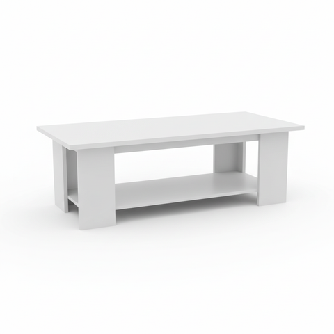 Coffee Table IH 4120 | Modern White Living Room Table – INFINI HOMES