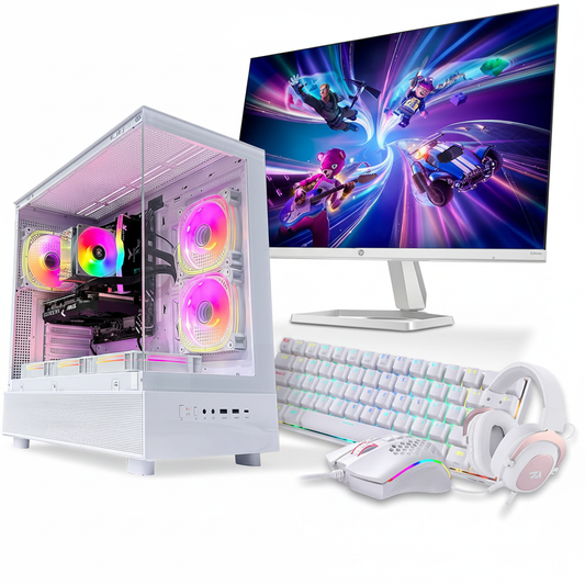 Nova Gaming PC Bundle Intel Core i5-12400F | RTX 3050/3060/4060 GPU Options | 16GB DDR4 RAM | 1TB NVMe SSD | 24" FHD Monitor | Gaming Keyboard Mouse Headset | UAE Stock – Dubai, Abu Dhabi, Sharjah, Ajman, Fujairah, Ras Al Khaimah & Umm Al Quwain