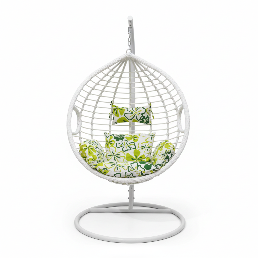 White Swing Chair | Premium Outdoor Seating UAE | IH 2006