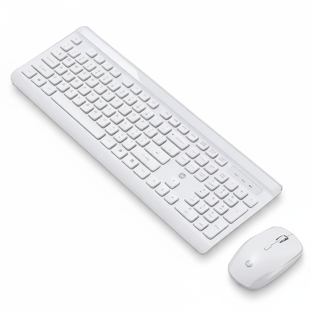 CS500 Wireless Keyboard and Mouse Combo White – 104 Keycaps Plug & Play Ergonomic Design | UAE Stock – Dubai, Abu Dhabi, Sharjah, Ajman, Fujairah, Ras Al Khaimah & Umm Al Quwain