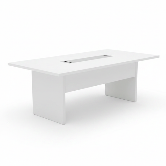 Meeting Table 200x100cm | Premium Office Conference Table UAE White
