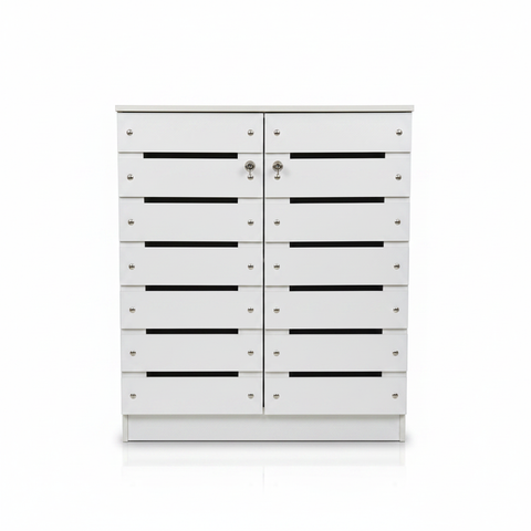 Premium Wenge Shelving Unit IH 512 | Office Storage UAE White