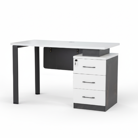 Office Table 1.2M White - Premium Desk for UAE Offices | IH 112