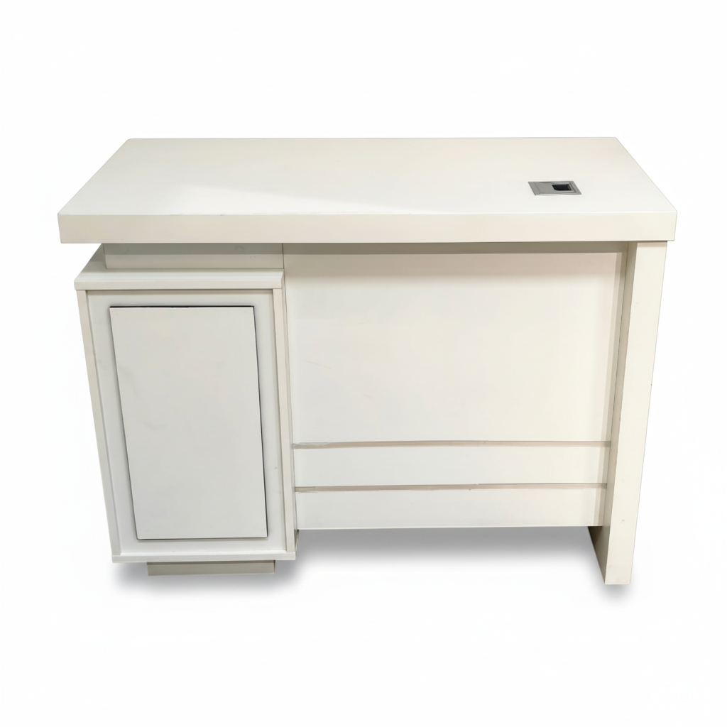 Office Desk 100x50cm White - Premium Workspace Furniture UAE
