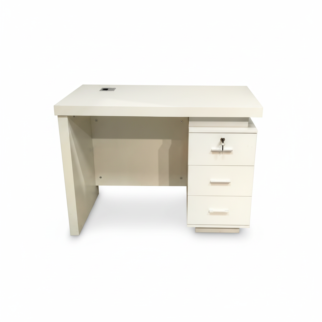 Office Desk 100x50cm White - Premium Workspace Furniture UAE