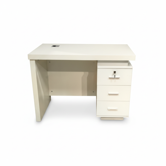 Office Desk 100x50cm White - Premium Workspace Furniture UAE