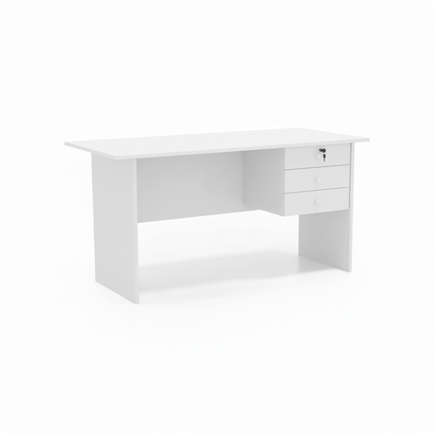 Office Desk White 117x57x72 cm | Premium Workspace Furniture UAE