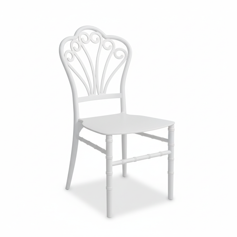 INFINI HOMES Dining Chair IH C13 | White Modern Dining Chair UAE