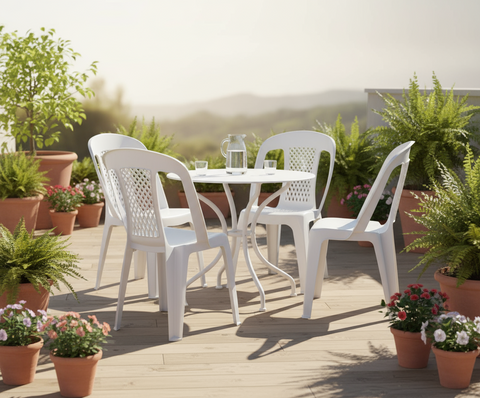 Premium Regal Chairs Set of 4 Beige - UAE Wide Delivery | Dubai Abu Dhabi Sharjah