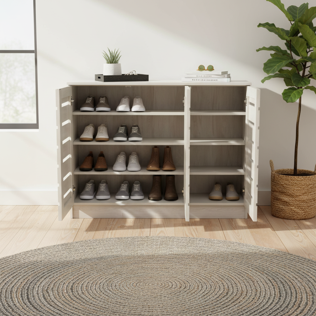 White Oak Book Cabinet IH 513 | Premium Office Storage UAE
