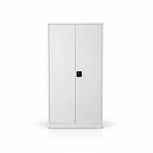 INFINI HOMES IH EF20 Beige Metal Cupboard with 2 Swing Doors and Stand Legs 190x85x40 cm – UAE Storage Furniture