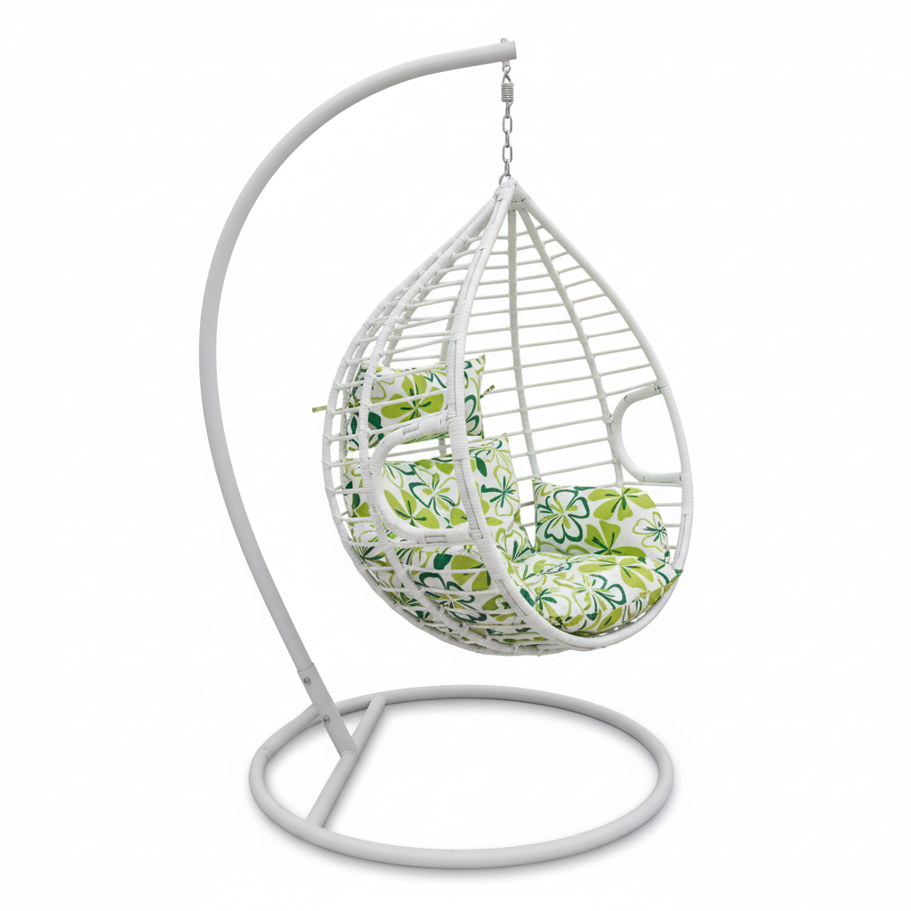 White Swing Chair | Premium Outdoor Seating UAE | IH 2006