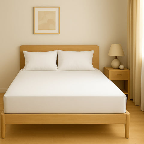 Premium Dyed Fitted Sheet Set 180x200cm UAE | Dubai Abu Dhabi Sharjah Delivery | INFINI HOMES