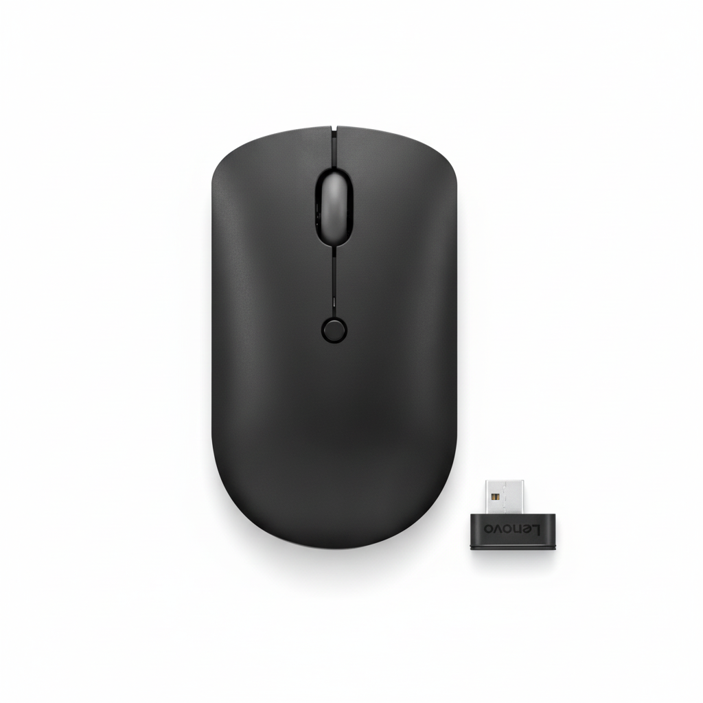 400 USB Type-C Wireless Compact Mouse with Battery – Black | UAE Stock