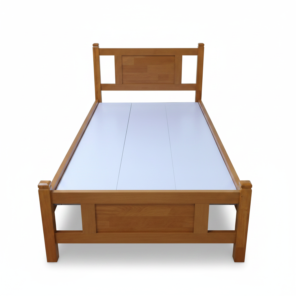 Wooden Single Bed 90x190cm | Maple Single Bed UAE – IH 102