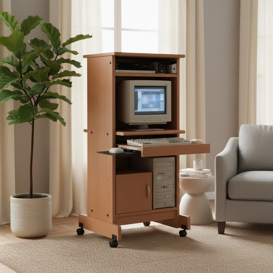 Wooden Computer Table IH 119 | Home Office Desk UAE