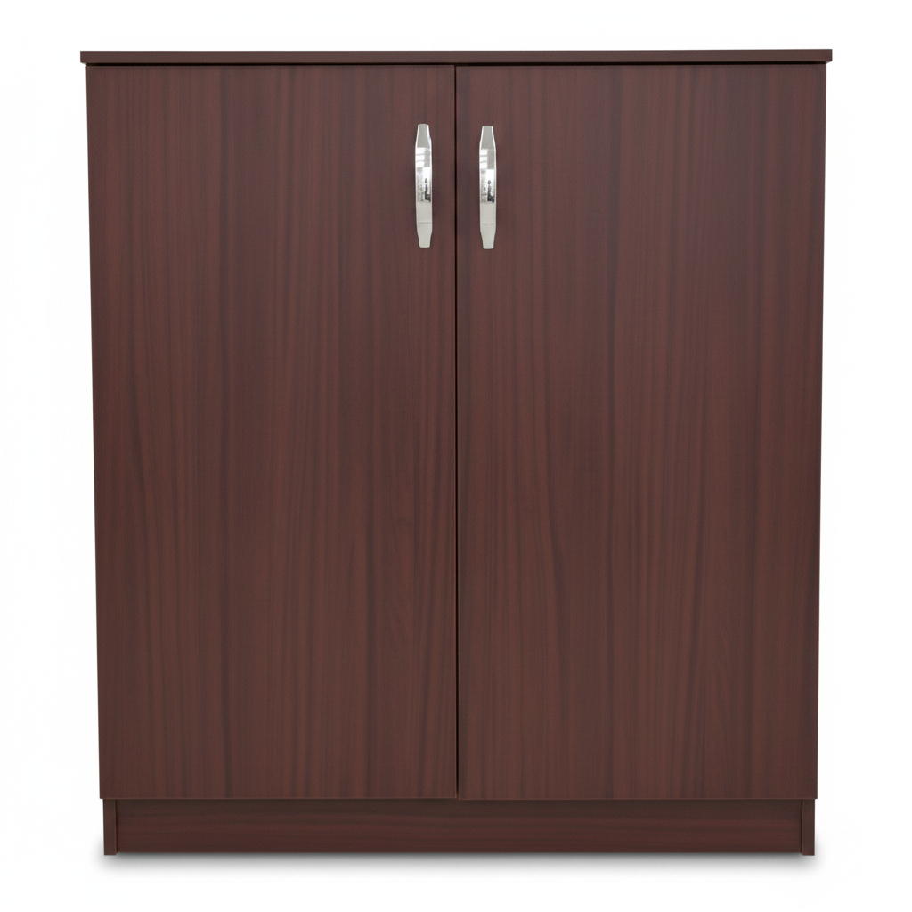 Wooden Shoe Rack 100x80x37cm | IH 9210 | INFINI HOMES UAE Maroon