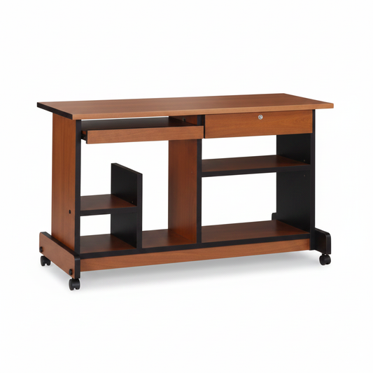 Wooden Computer Table IH 120D | 120x48x78 cm – INFINI HOMES