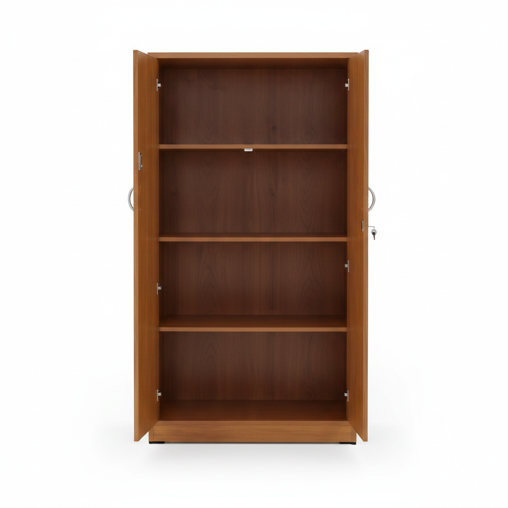 Book Cabinet with Wooden Doors | Premium Storage | INFINI HOMES