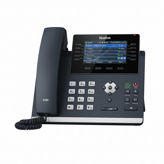 Yealink SIP-T46U IP Phone UAE - 16 VoIP Accounts 4.3" Display | Dubai Abu Dhabi Sharjah Ajman Fujairah RAK UAQ